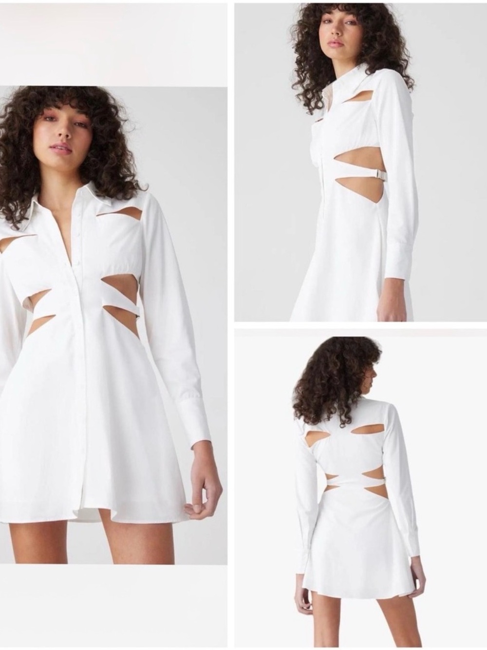 Atoir High Society White Dress Medium size 10 New with tags